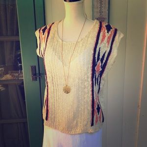 Sanctuary brand short sleeve sweater